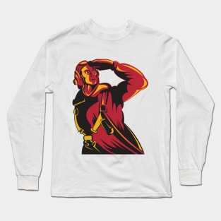 Aviator Looking Long Sleeve T-Shirt